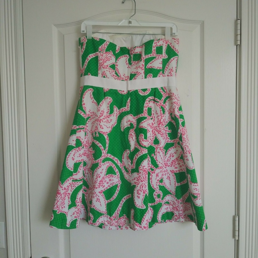 Lilly Pulitzer Amberly Dress Twinkle Starfish 10 - Picture 3 of 8